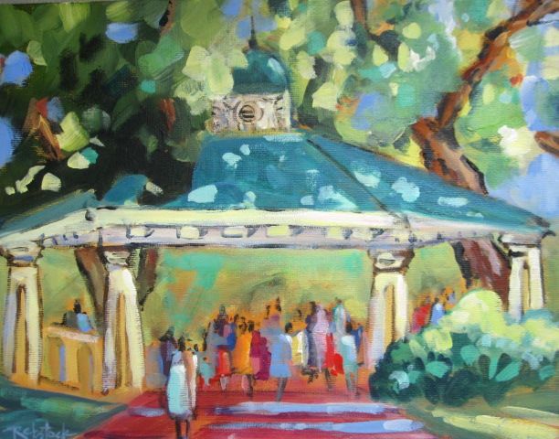 Paso Gazebo Acrylic 11 x 14